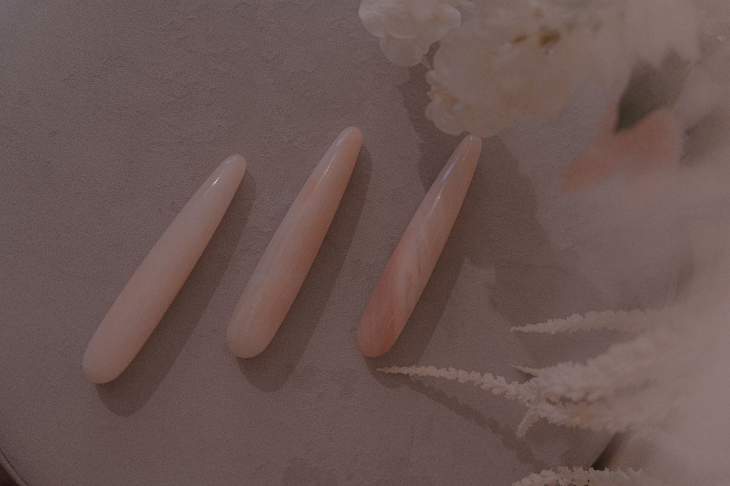 Pink Aventurine Crystal Wand (Slim)