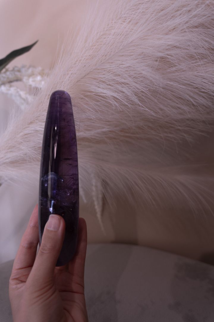 Amethyst Crystal Wand (Traditional)