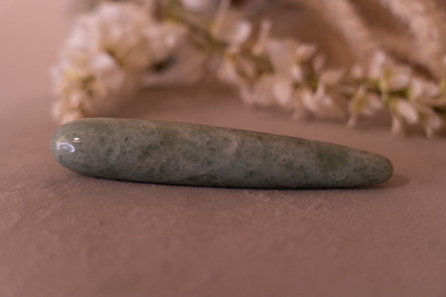 Indian Jade Crystal Wand (Slim)