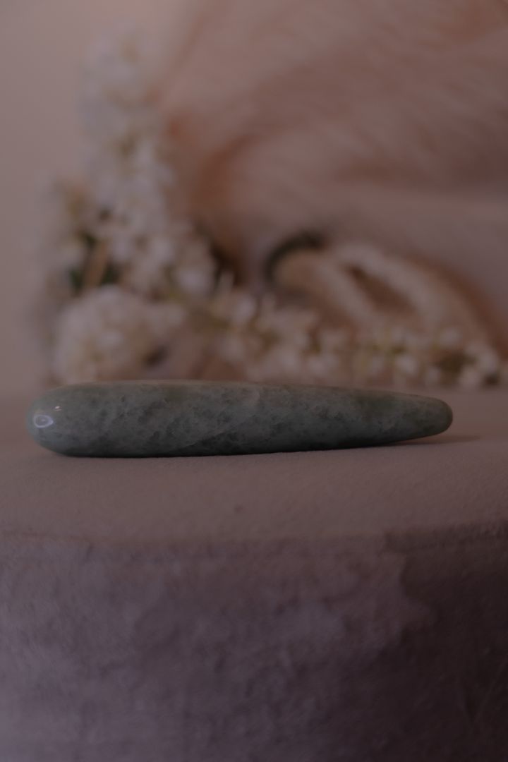 Indian Jade Crystal Wand (Slim)