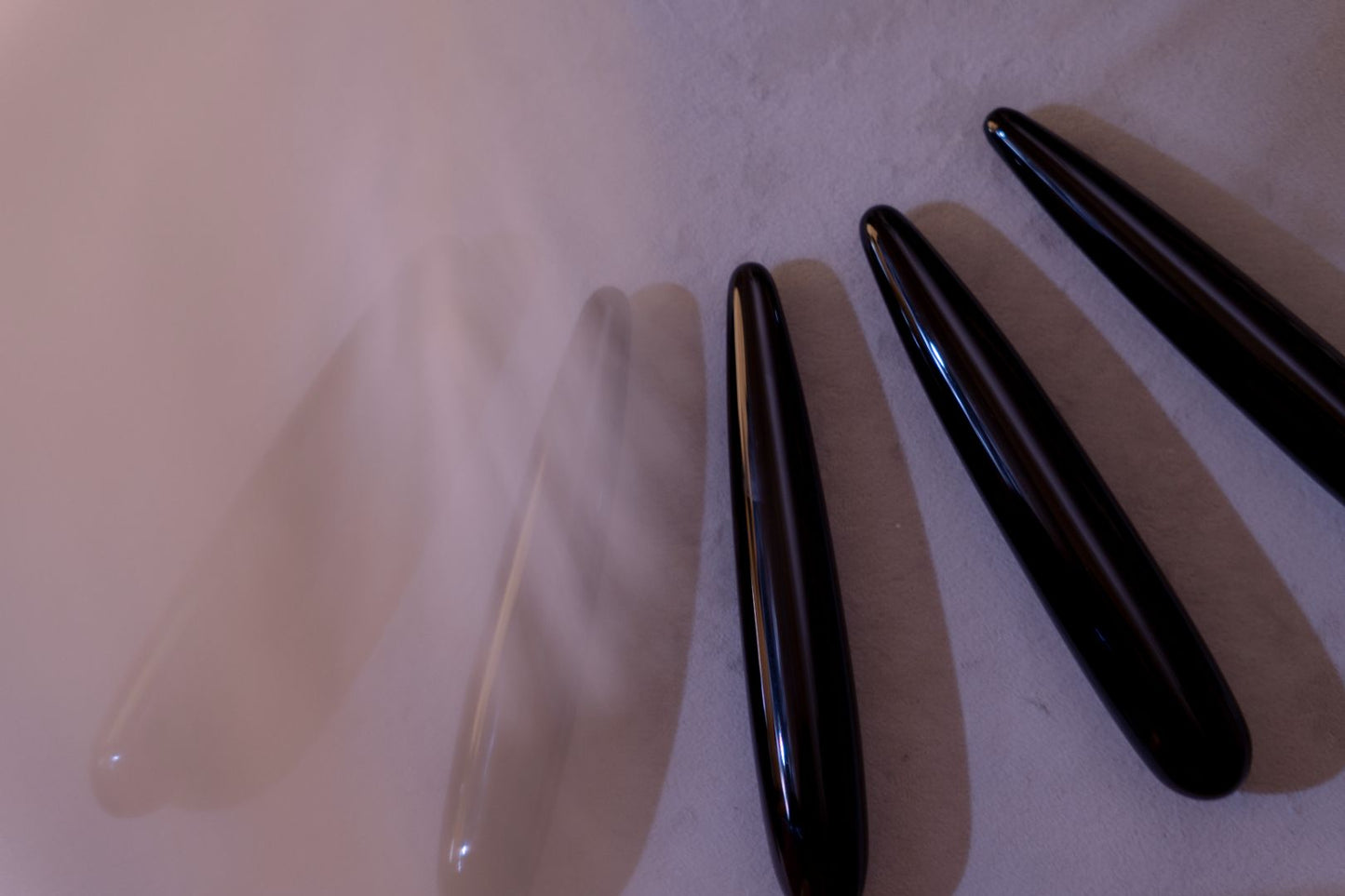 Black Obsidian Crystal Wand (Slim)