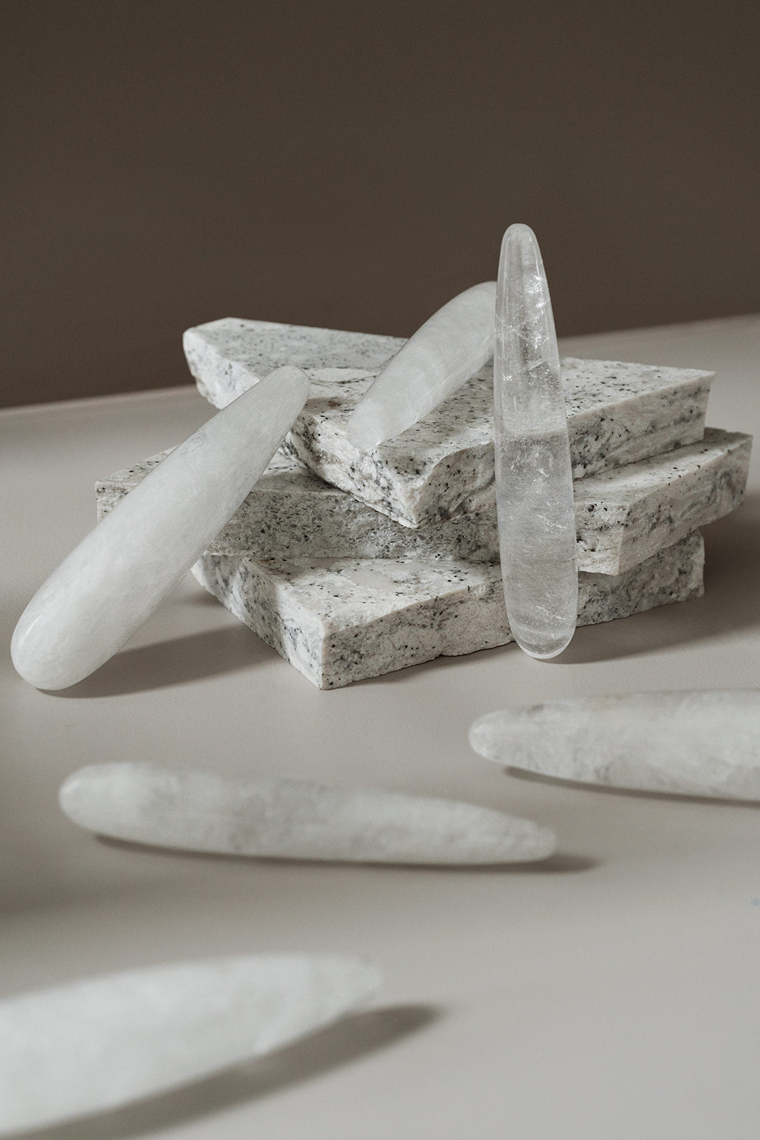 Clear Quartz Crystal Wand (Slim)