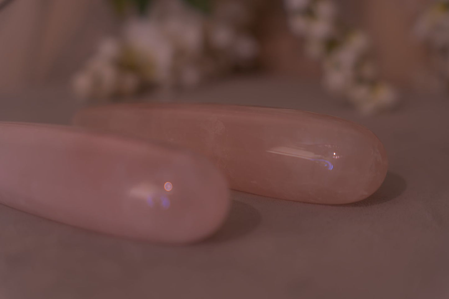 Rose Quartz Crystal Wand (Traditional)
