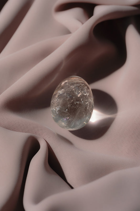 Clear Quartz Crystal Egg
