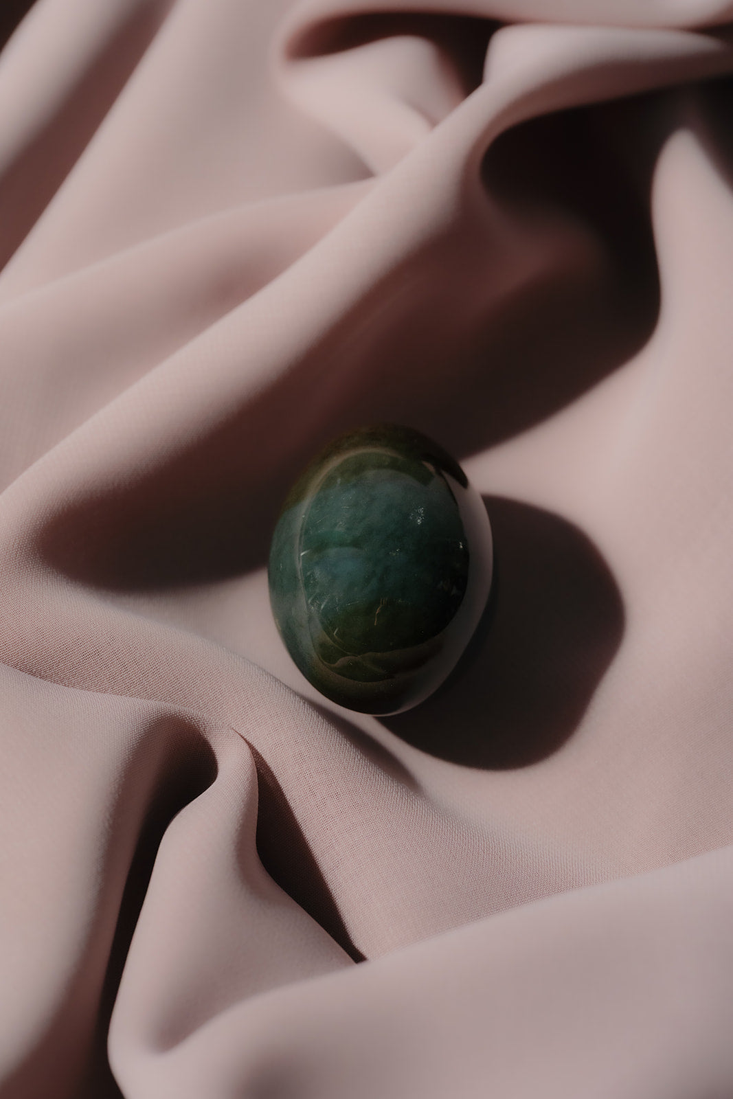 Nephrite Jade Crystal Egg