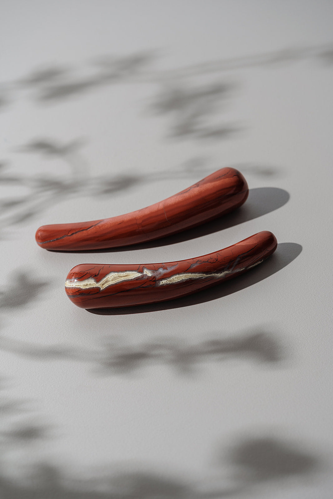 Red Jasper Curve Crystal Wand