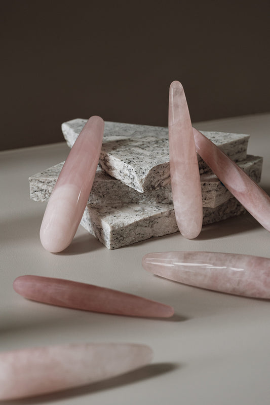 Rose Quartz Crystal Wand